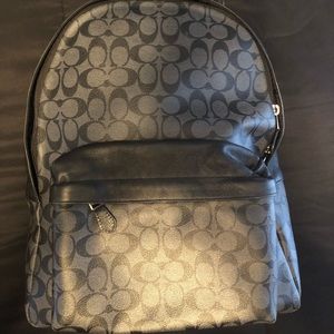 Coach “Charles” leather laptop bag/ backpack